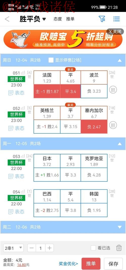 2026世界杯盘口软件热门分析与推荐